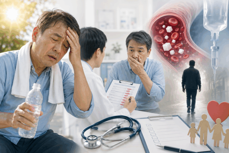 熱中症だと思っていた体調不良。その正体は、10年間静かに進行したあの病気でした